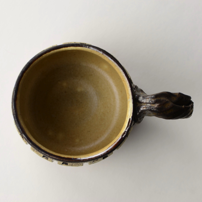 コーヒーカップ・ソーサー(鎬貼り付)