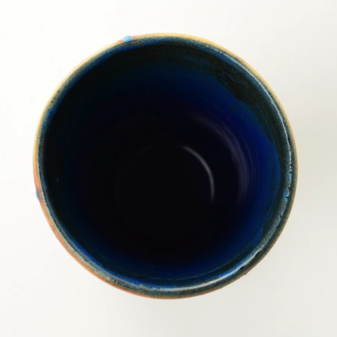 ビアカップ(打ち掛け)青