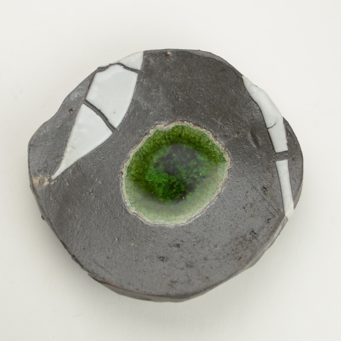 丸小皿(白釉)