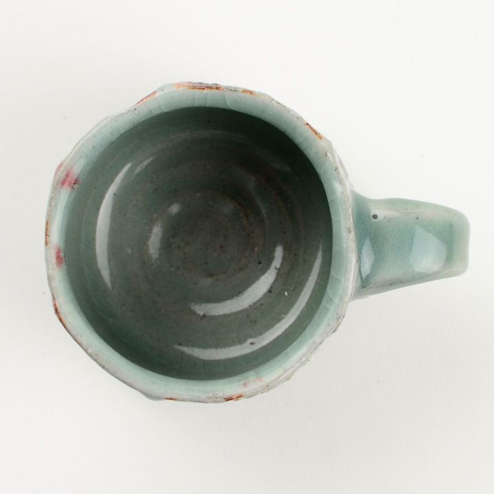 コーヒーカップ2客セット(青磁辰砂)